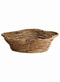 Korg i palmfiber 20x32x8 cm Naturfärgad – Tine K