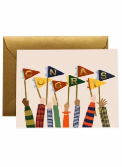 Kort – Congrats Pennants Card – Rifle paper Co