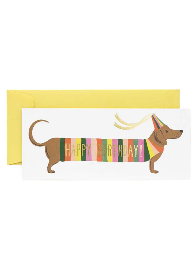 Kort – Hot dog Birthday Card – Rifle Paper Co
