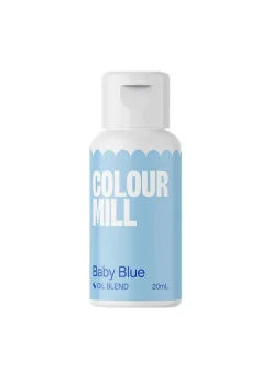 Livsmedelsfärg Oljeblandning Baby Blue 20 ml – Colour Mill