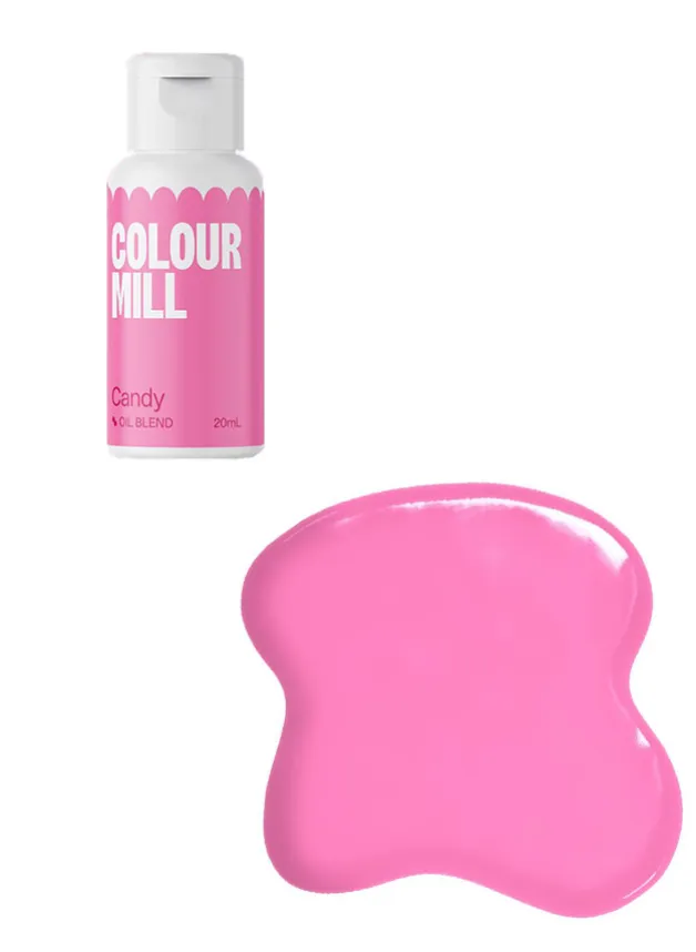 Livsmedelsfärg – Oljeblandning Candy Pink 20 ml – Colour Mill