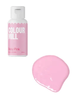 Livsmedelsfärg – Oljeblandning Baby Rosa 20 ml – Colour Mill