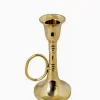 Ljusstake Trumpet Mässing Låg – Strömshaga