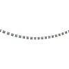 Minigirlang Svenska Flaggan i papper 4×6 cm, 1,5 m
