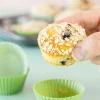 Muffinsformar i silikon – Grön – KitchenCraft