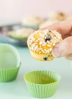 Muffinsformar i silikon – Grön – KitchenCraft