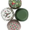 Muffinsformar – Julmönstrade vintage – 100st – 4 olika motiv