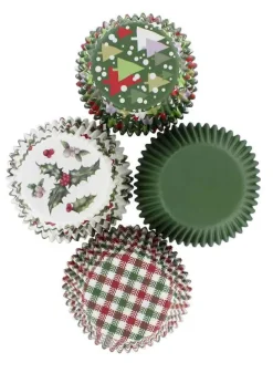 Muffinsformar – Julmönstrade vintage – 100st – 4 olika motiv