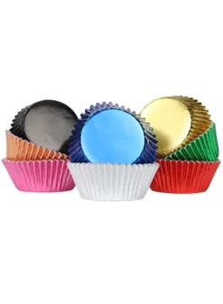 Muffinsformar Metallic 8 Färger 100 st – PME