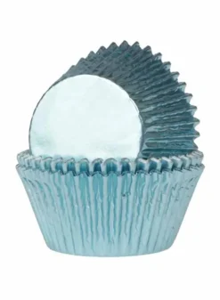Muffinsformar Mini Folierade Babyblå 36 st – House of Marie