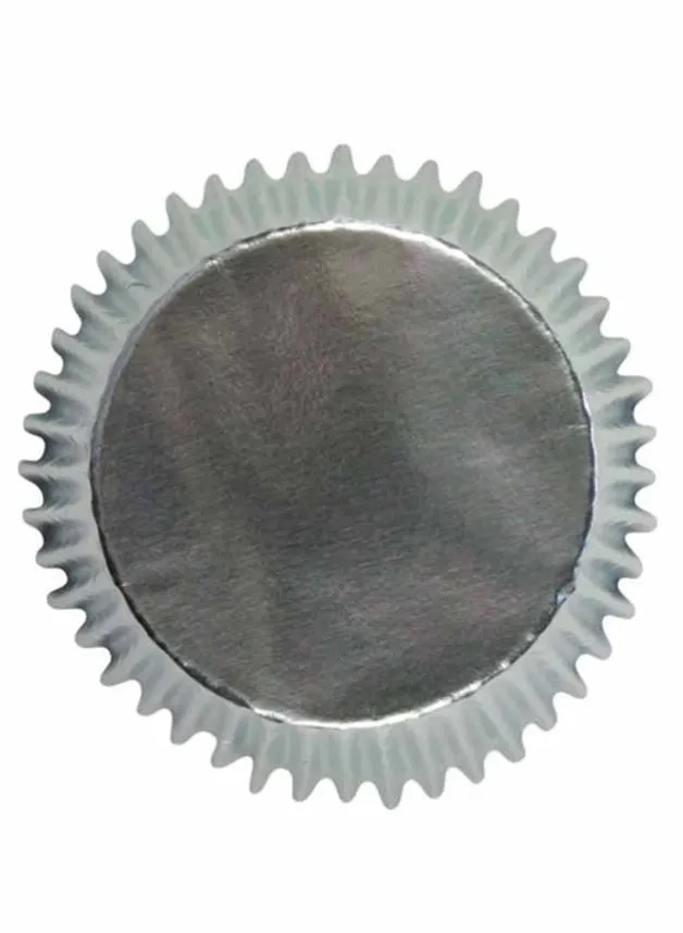 Muffinsformar mini – Silver 45 st
