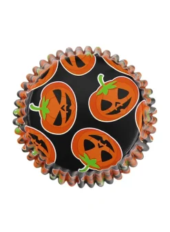 Muffinsform Svart med pumpor – Folierad insida 30 st