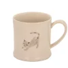 Mugg i stengods med Katt – Mått 10 x 7,5 x 8 cm