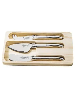 Ostknivar i rostfritt stål – Laguiole set 3 st