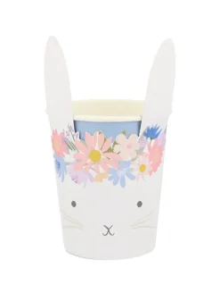 Pappersmugg – Kanin med blomkrans – 8 st – Meri Meri