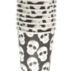 Pappersmugg 250 ml Döskalle 8 st – Halloween