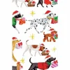 Pappersservett Buffé 33 x 40 cm – Hundar Christmas Delivery Julservett – Caspari