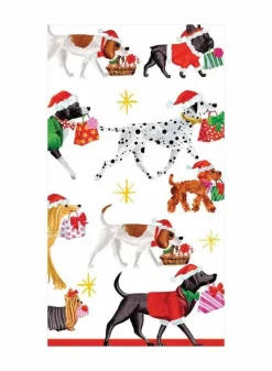 Pappersservett Buffé 33 x 40 cm – Hundar Christmas Delivery Julservett – Caspari