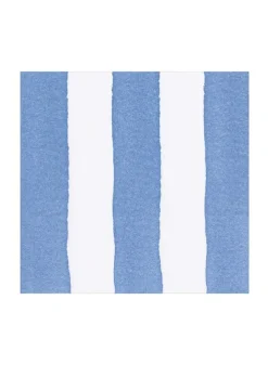 Pappersservett 33×33 cm – Blue Cafe Stripe – Caspari