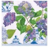 Pappersservett 40×40 cm Hydrangeas and Porcelain – Caspari