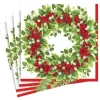 Pappersservett Dinner 40 x 40 cm – Holly & Berry Julservett – Caspari