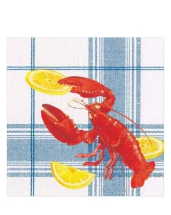 Pappersservett Dinner 40 x 40 cm – Hummer / Kräfta – Caspari