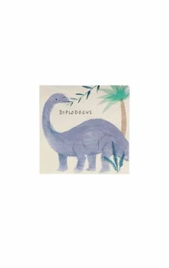 Pappersservett Dinosaurier 25 x 25 cm – Meri Meri