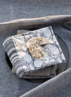 Pappersservetter, Big Paisley Navy Blue 50 st – Chamois