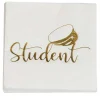 Pappersservetter i vitt – Student 16 pack – 33×33 cm