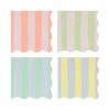 Pappersservetter Pastell Randiga S – Meri Meri