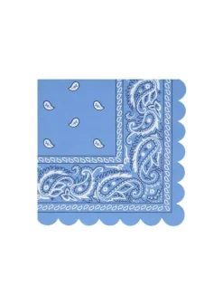 Pappersservetter Western Bandana 25,5×25,5 cm – Meri Meri