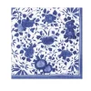 Pappersservett 33 x 33 cm – Delft Blue – Caspari