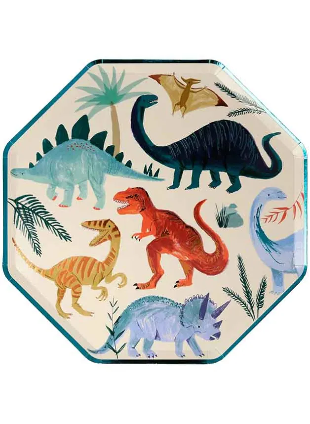 Papperstallrikar Dinosaurie – Dinosaur Kingdom