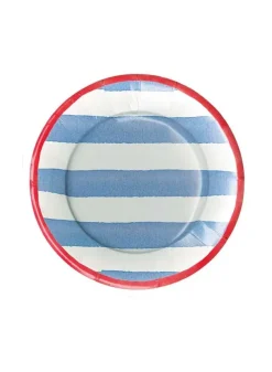 Papperstallrik Assiette Dia. 20 cm – Blå/ Röd – Caspari