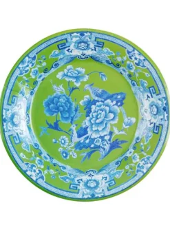 Papperstallrik Dia. 27 cm – Green & Blue – Caspari