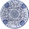 Papperstallrik Dinner Dia. 27 cm – Indigo Blue Garden – Caspari