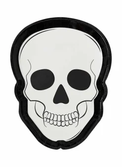 Papperstallrik Skelett – Halloween – Ginger ray