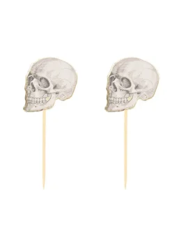 Partypicks Halloween Döskalle 10 st