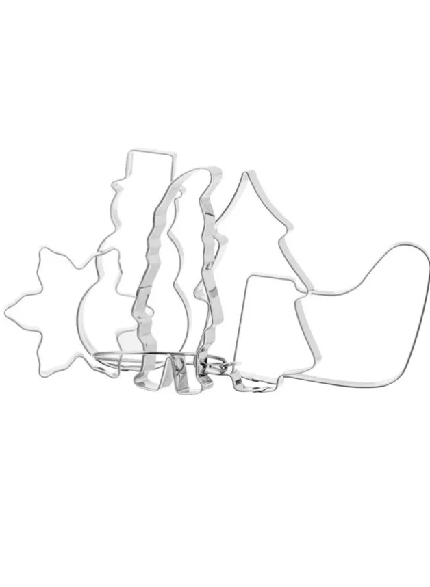 Pepparkaksformar Jul – Set om 5 st