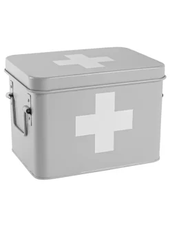 Plåtburk GRÅ FÖRBANDSLÅDA – First Aid