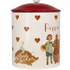 Plåtburk Julburk Aina Pepparkakor Ø 14 x H 20 cm
