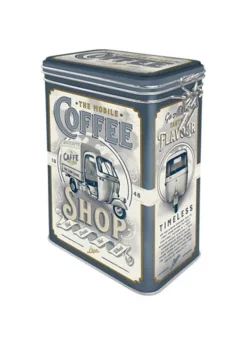 Plåtburk Kaffeburk Knäpplock Coffee Shop Ape – Nostalgic Art