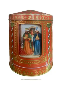 Plåtburk/ Kakburk – Nativity – Speldosa