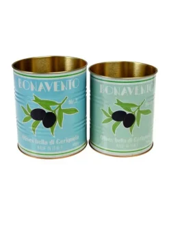 Plåtburk Oliver – Förvaringsburk – 2 pack