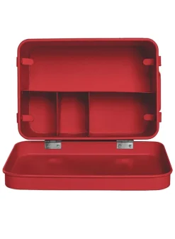 Plåtburk Röd FÖRBANDSLÅDA – First Aid