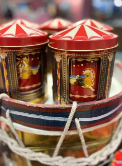 Plåtburk – Speldosa Karusellhäst liten