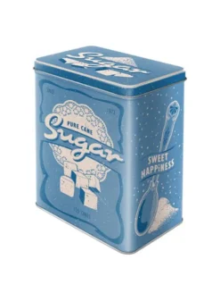 Plåtburk Sugar Hög Rektangulär – Nostalgic Art