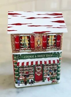 Plåtburk Townhouse Winter Cookie & Sweet – Silver Crane