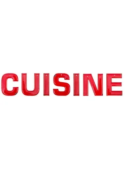 Plåtskylt Cuisine – Vintage Design