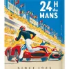 Plåtskylt ”24 H Le Mans Racing” 30×40 cm – Nostalgic Art